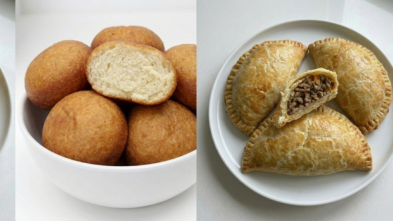 Nigerian meat pies, puff puff and buns from Mama Lady G's Cuisine in Loganville, Georgia