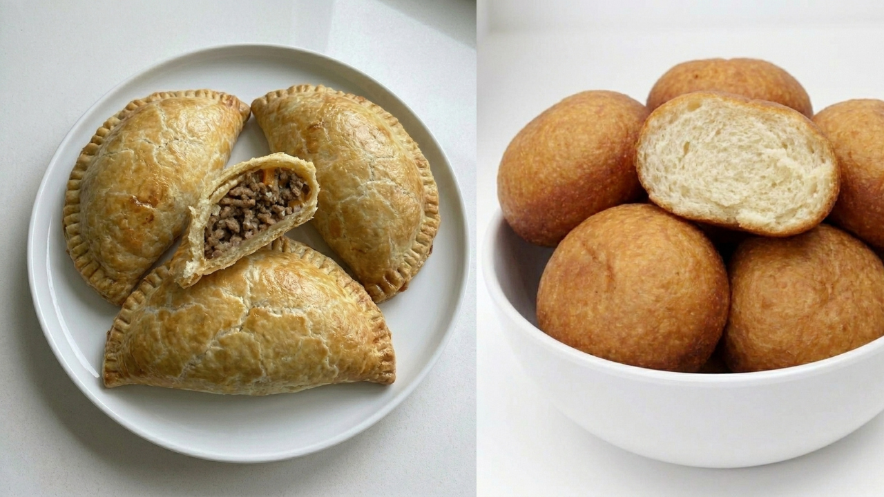 Nigerian meat pies, puff puff and buns from Mama Lady G's Cuisine in Loganville, Georgia